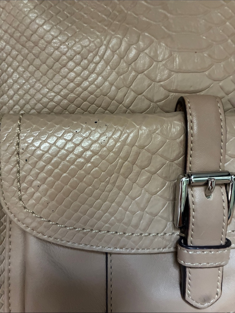 Coach Charlie Python Leather Bag View 5